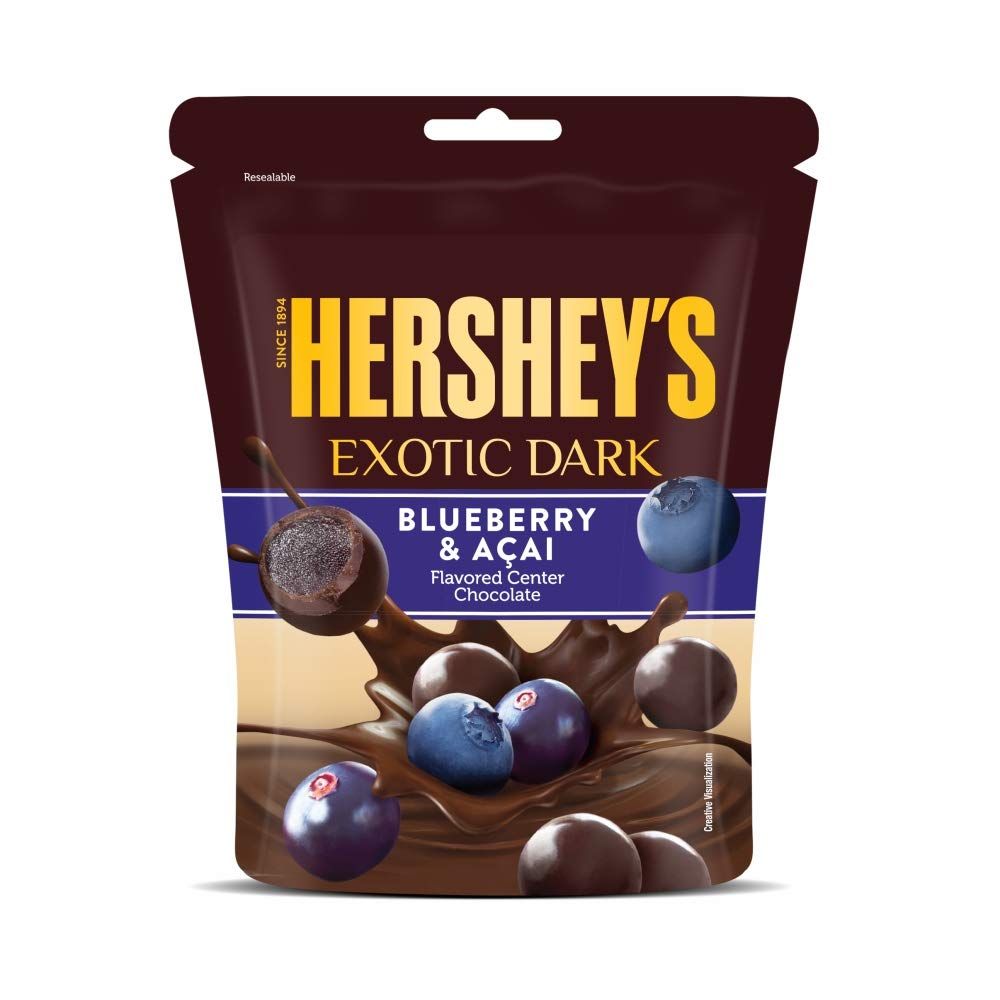 HERSHEYS EXOTIC DARK BLUEBERRY ACAI 33.3 GM