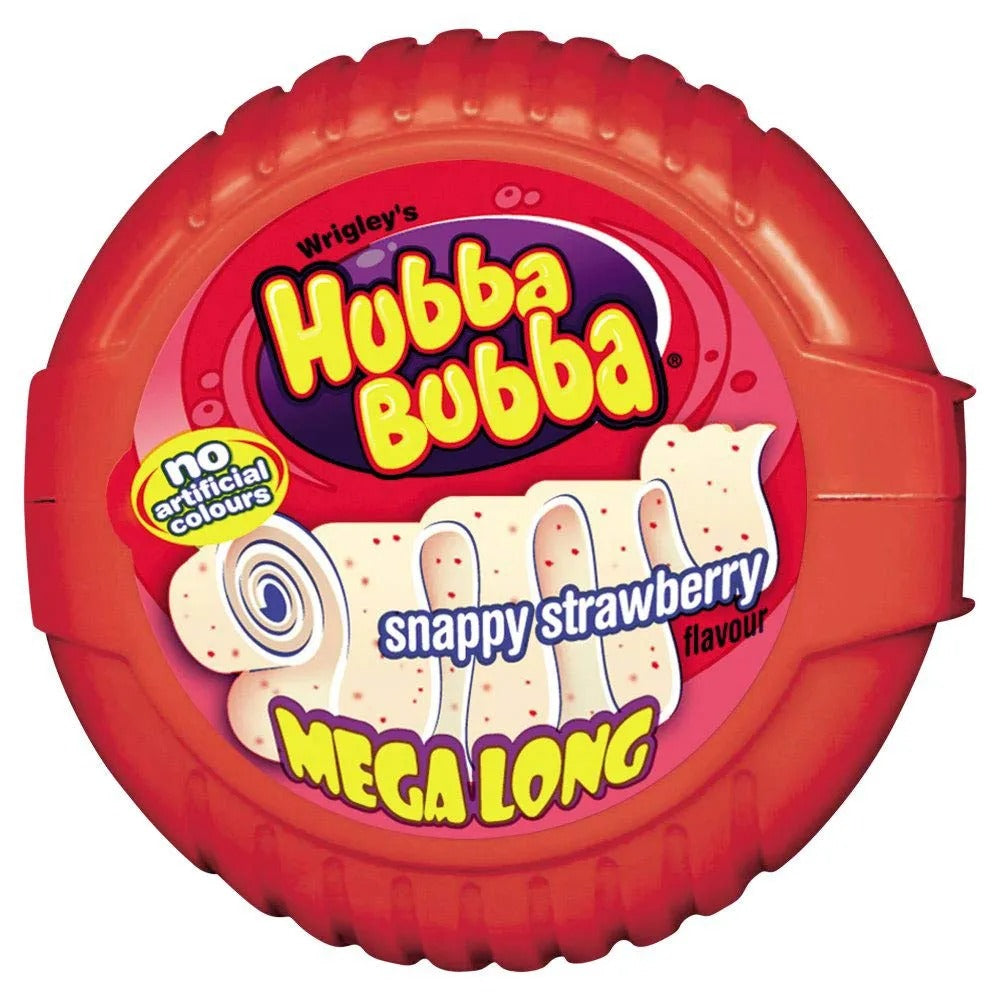HUBBA BUBBA BUBBLE TAPE STRAWBERRY 56 GM