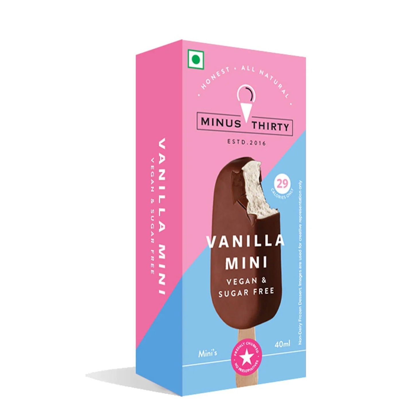 MINUS 30 VANILLA MINI STICK VEGAN AND SUGAR FREE