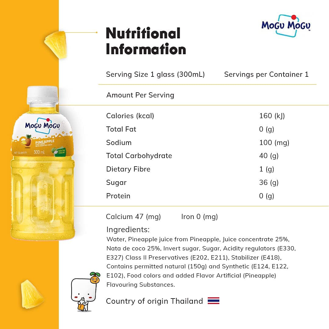 MOGU MOGU PINEAPPLE 300 ML