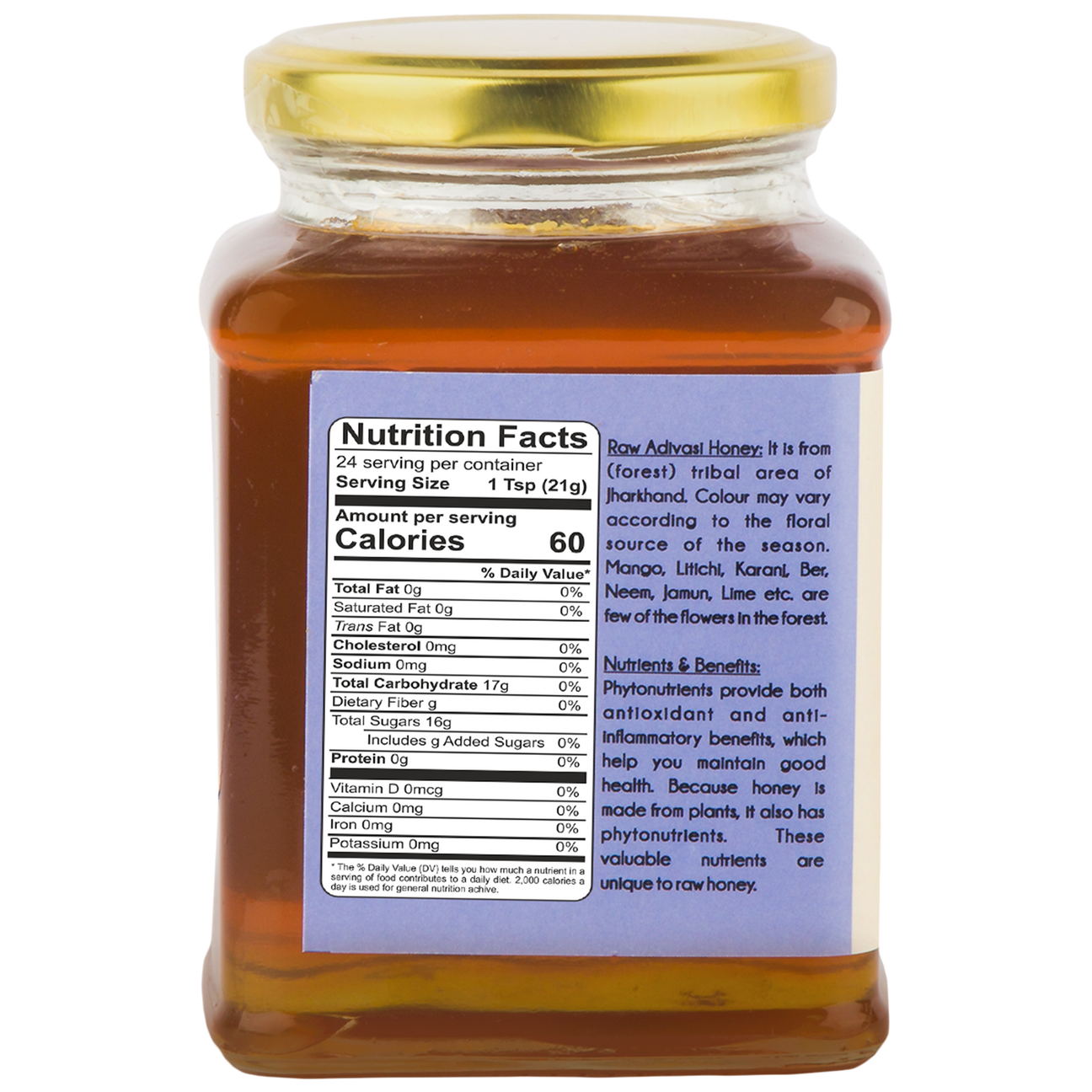 PRAAKRITIK ADIVASI HONEY 500 GM