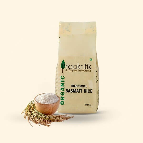 PRAAKRITIK BASMATI RICE 500 GM