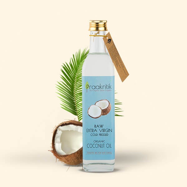 PRAAKRITIK EXTRA VIRGIN RAW COCONUT OIL 100 ML