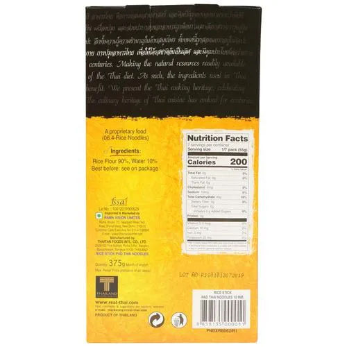 REAL THAI PAD THAI NOODLES 375 GM