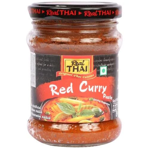 REAL THAI RED CURRY PASTE 227 GM
