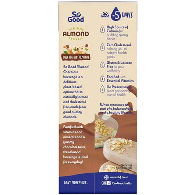 SO GOOD ALMOND CHOCOLATE MILK 200ML