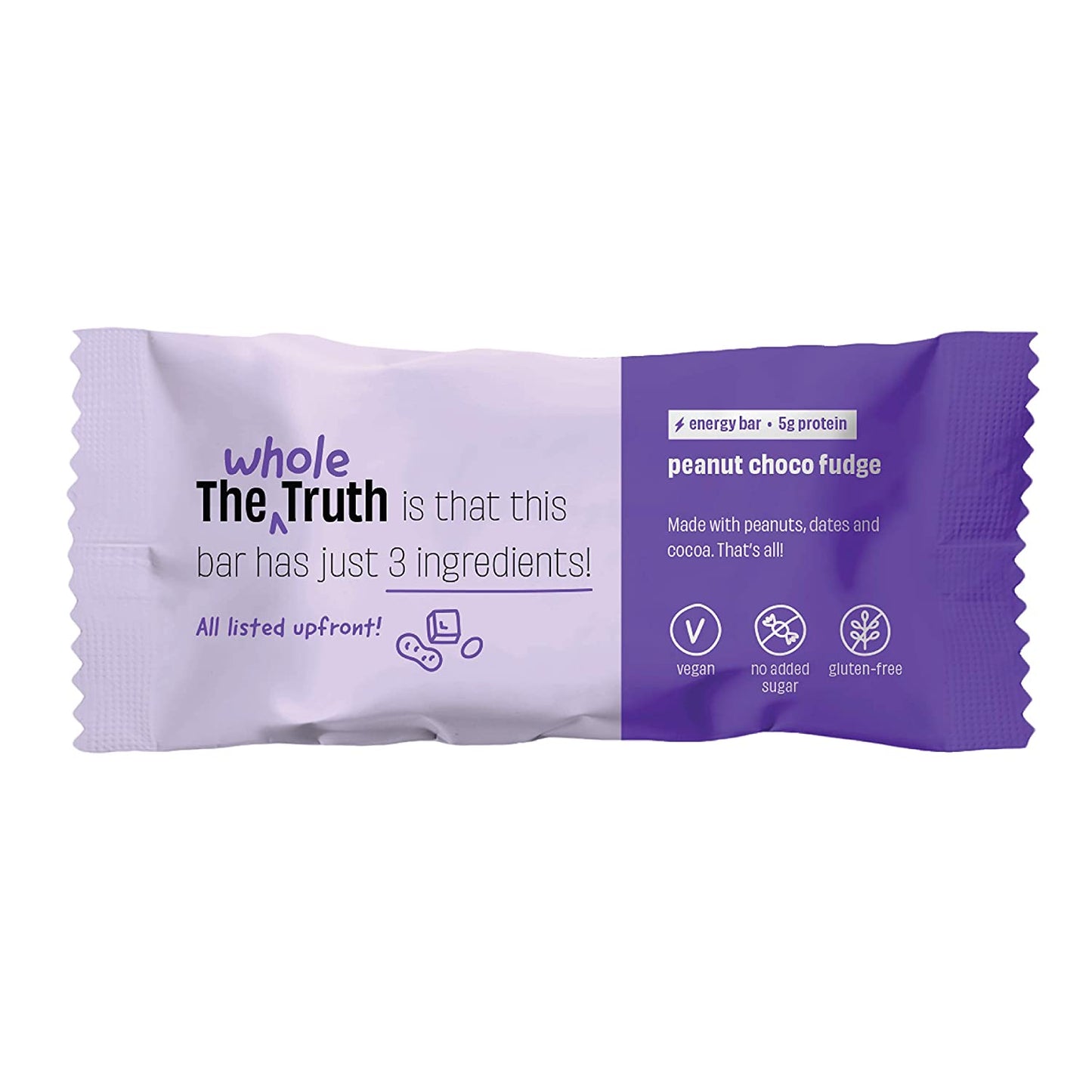 THE WHOLE TRUTH PEANUT CHOCO FUDGE 40 GM