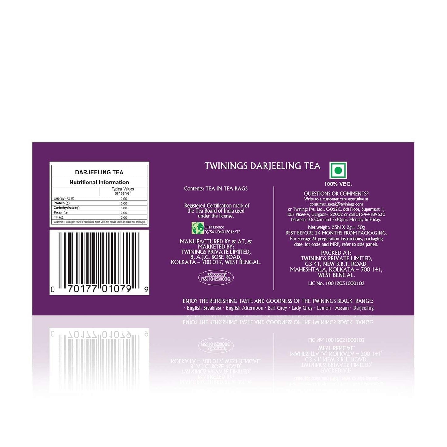 TWININGS DARJEELING TEA 50 GM