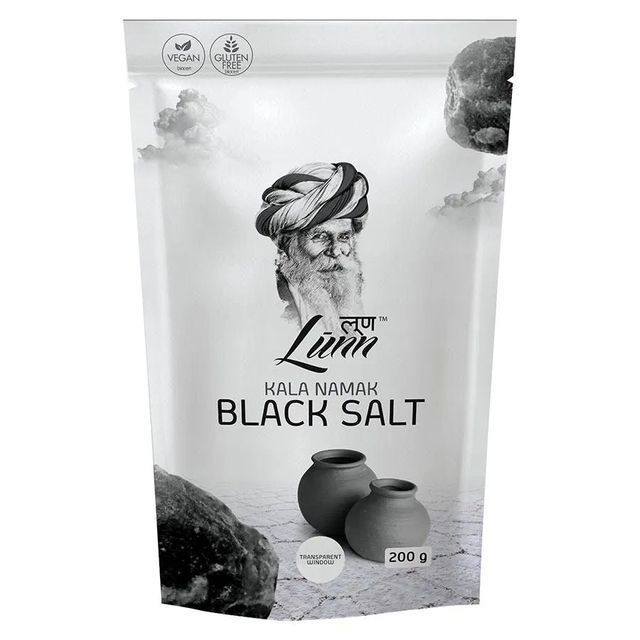 LUNN BLACK SALT 200GM – TGO