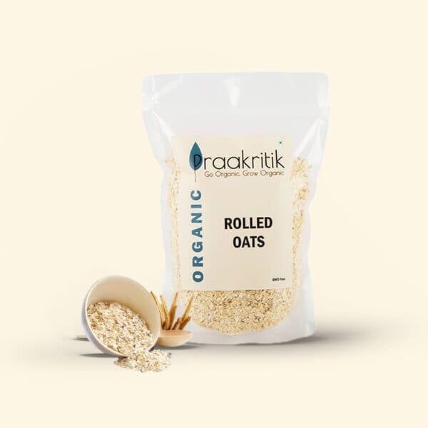 PRAAKRITIK ROLLED OATS 500 GM TGO9