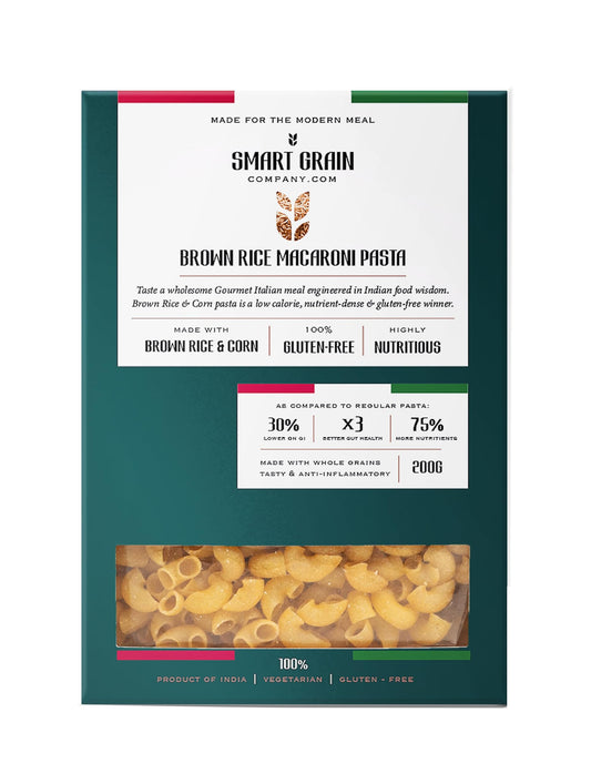 SMART GRAIN BROWN RICE MACARONI PASTA 200GM