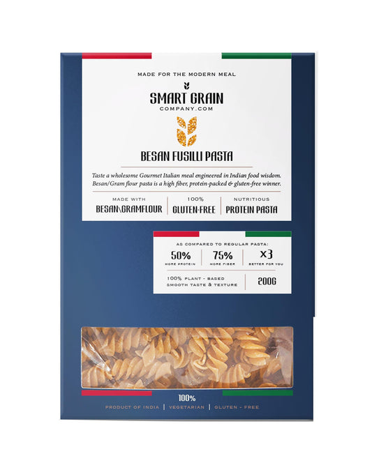 SMART GRAIN BESAN FUSILLI PASTA 200GM