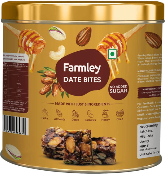 FARMLEY DATE BITES NO ADDED SUGAR 200G