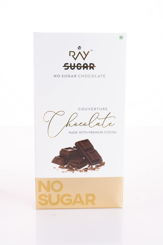 RAY SUGAR COUVERTURE CHOCOLATE NO SUGAR 80GM