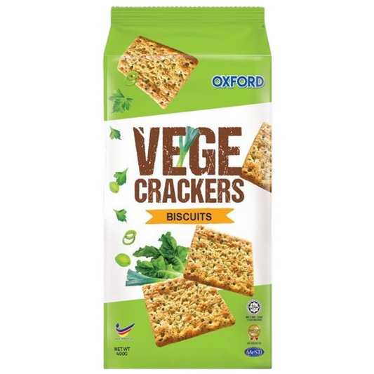 OXFORD VEGE CRACKERS BISCUITS 400GM