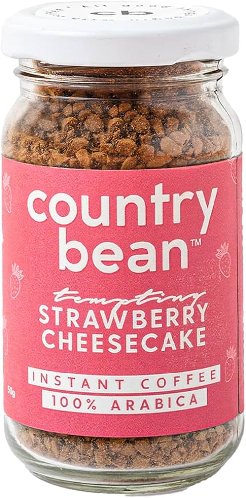 COUNTRY BEAN STRAWBERRY CHEESE CAKE 50GM