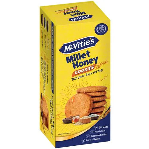 MCVITIES MILLET HONEY COOKIES WITH JOWAR BAJRA RAGI 73.6G