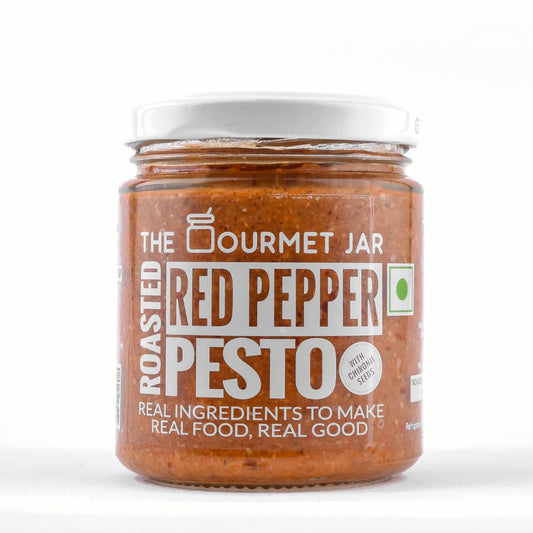 THE GOURMET JAR ROASTED RED PEPPER PESTO 200GM