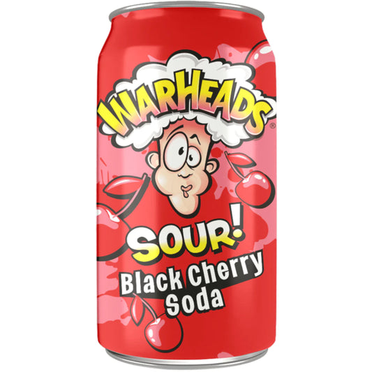 Warheads Sour Black Cherry Soda 355 ml