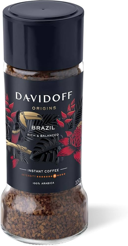 DAVIDOFF BRAZIL RICH AND BALANCED INSTANT COFFEE 100GM