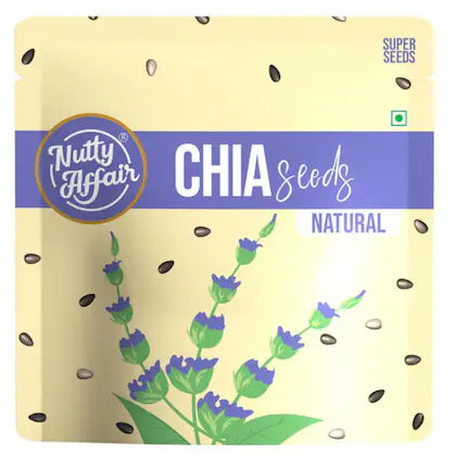 NUTTY AFFAIR NATURAL CHIA SEEDS 150GM