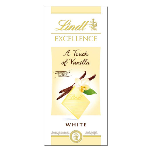 LINDT EXCELLENCE VANILLA WHITE CHOCOLATE 100G