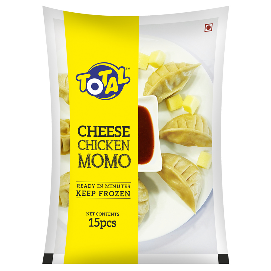 TOTAL CHICKEN CHEESE MOMO 15PCS