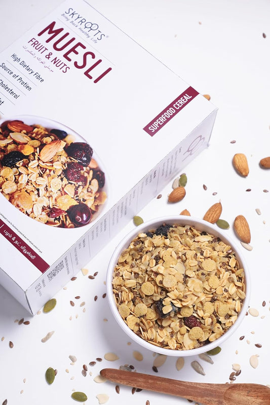 SKYROOTS MUESLI FRUIT AND NUTS 300G