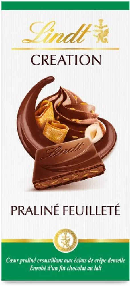 LINDT CREATION PRALINE FEUILLETE 150G