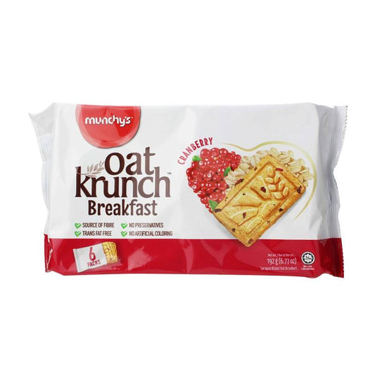 MUNCHYS OAT KRUNCH BREAKFAST 6 PACK 192 GM