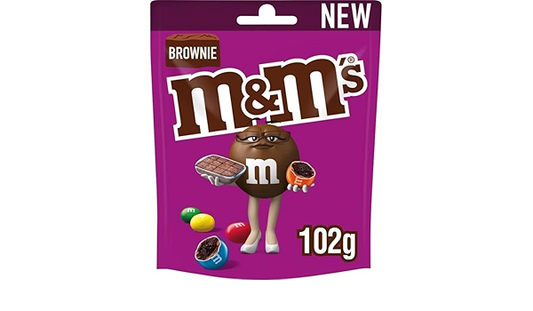 M AND M BROWNIE 102 GM