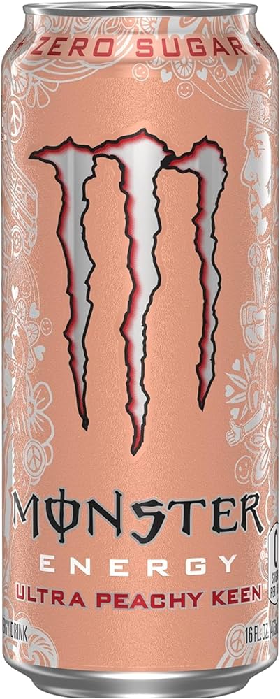 MONSTER ZERO SUGAR ULTRA PEACHY KEEN 500ML
