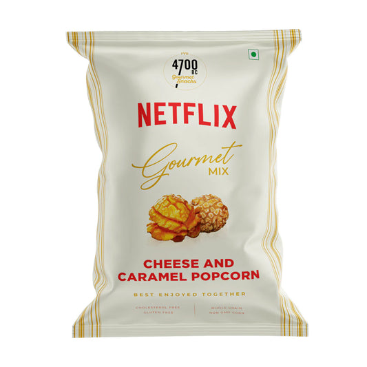 4700 NETFLIX CHEESE AND CARAMEL POPCORN 50GM
