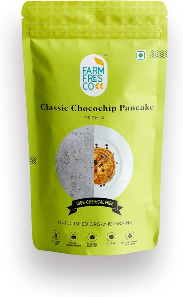 FARM FRES CO CLASSIC CHOCOLATE PANCAKE MILLET PREMIX ORGANIC 165G