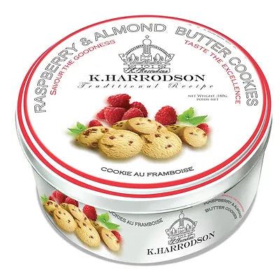 K HARRODSON FRAMBOISE COOKIES 150G