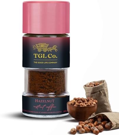 TGL INSTANT COFFEE HAZELNUT 100GM