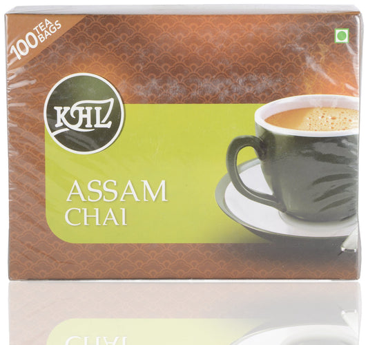 KHL TEA ASSAM CHAI 100 TEA BAGS 170 GM