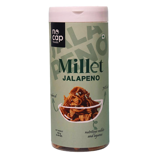 No Cap Foods Millet Jalapeno chips 150 gm