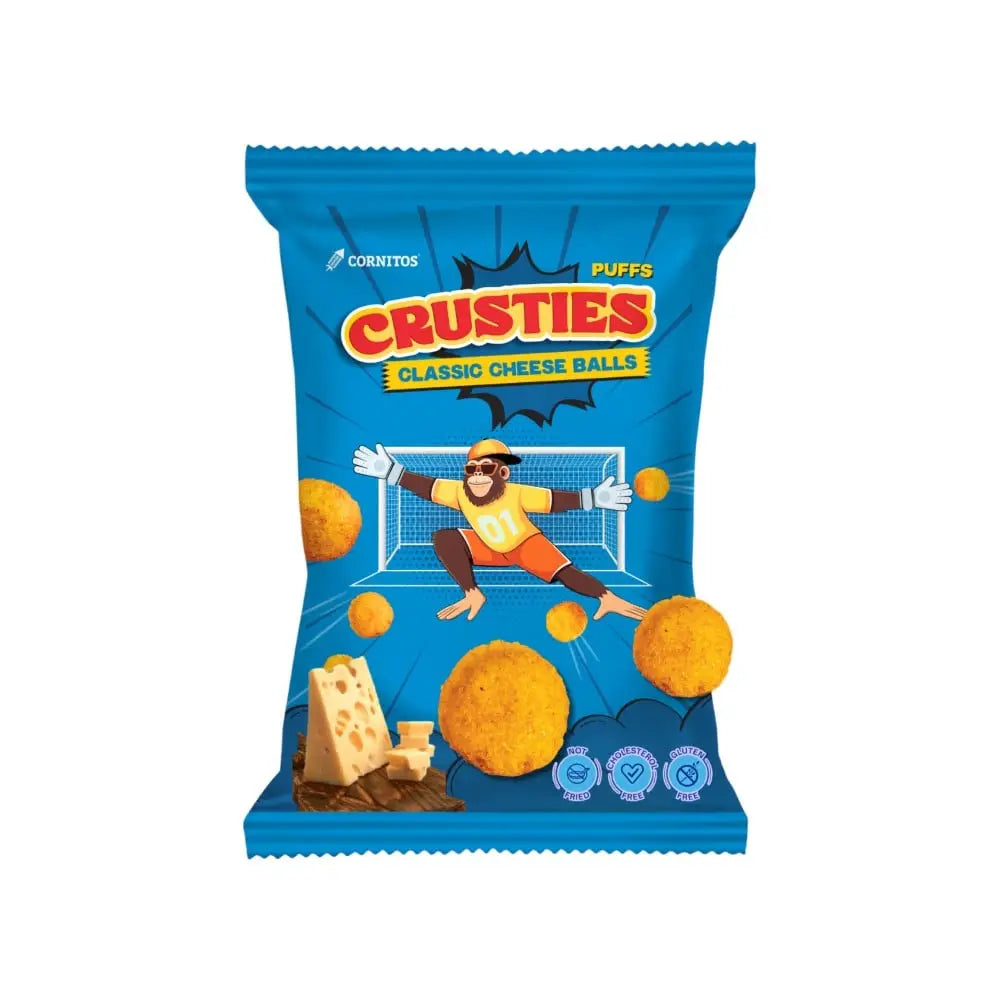 CORNITOS CRUSTIES PUFFS CLASSIC CHEESE BALLS GLUTEN FREE 45G