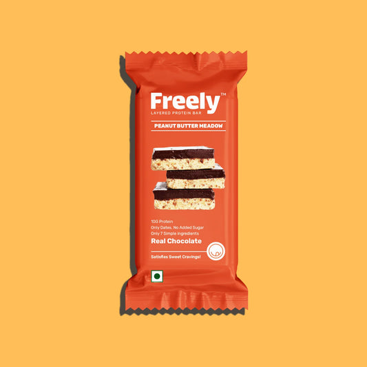 FREELY LAYERED PROTEIN BAR PEANUT BUTTER MEADOW 44G