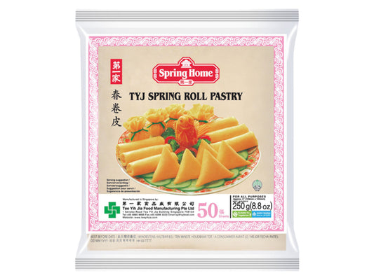 TYJ SPRING ROLL PASTRY 50 SHEET 150 MM 400 GM