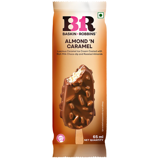BASKIN ROBBINS ALMOND N CARAMEL 65 ML