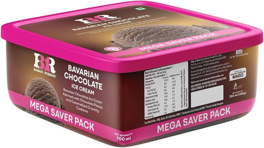 BASKIN ROBBINS BAVARIAN CHOCOLATE ICE CREAM MEGA SAVER PACK 700 ML