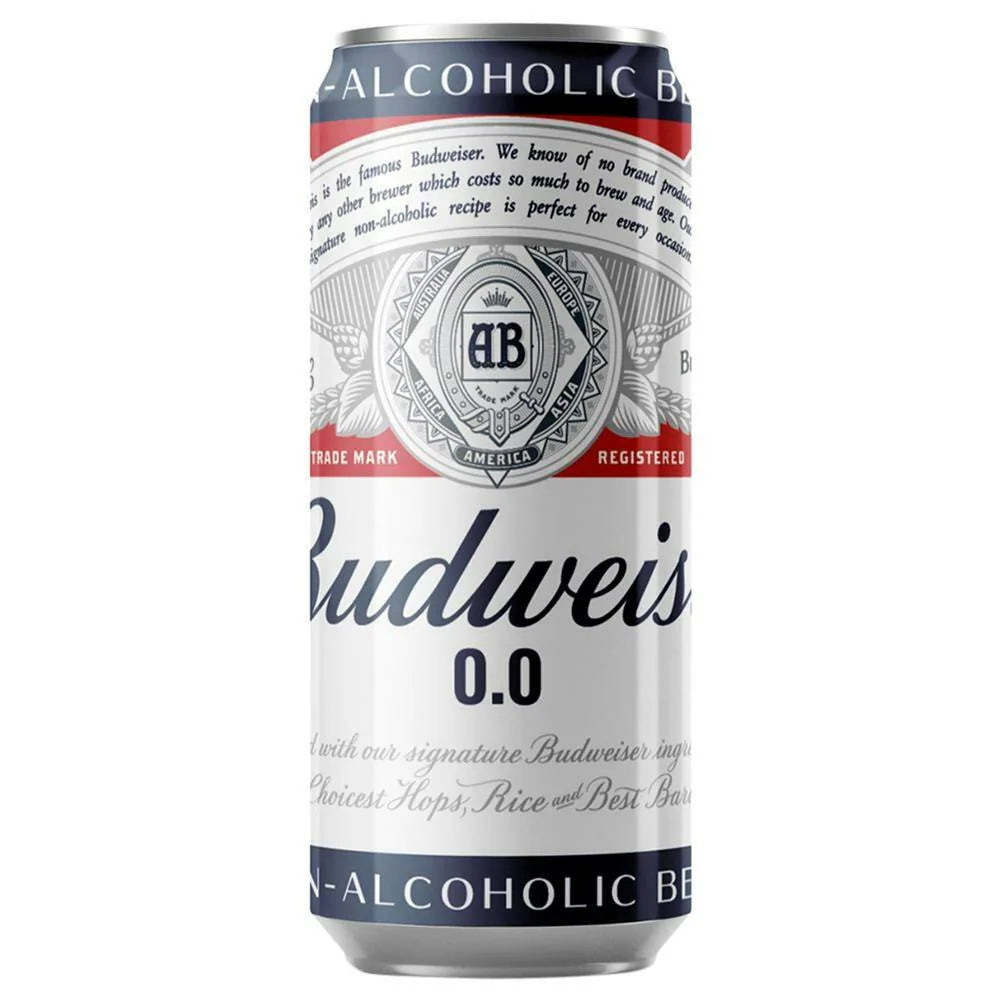 BUDWEISER ALCOHOL FREE BEER 330 ML