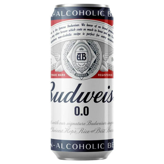BUDWEISER ALCOHOL FREE BEER 330 ML