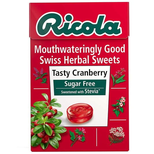 RICOLA MINT TASTY CRANBERRY 45GM