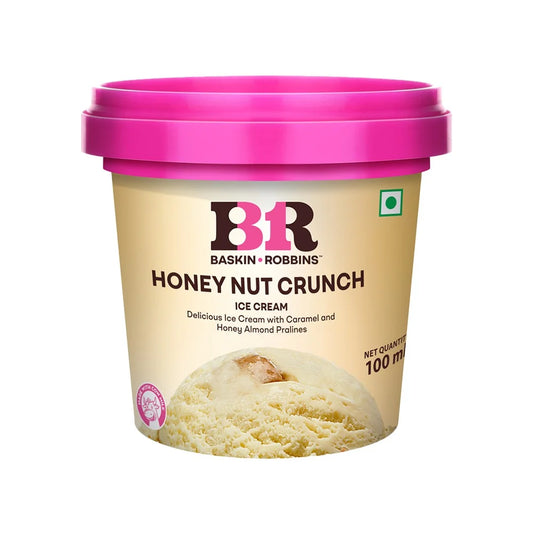 BASKIN ROBBINS HONEY NUT CRUNCH 100 ML CUP