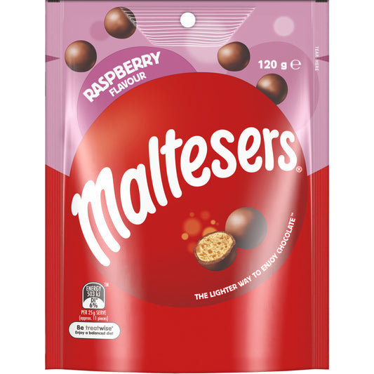 MALTESERS RASPBERRY FLAVOUR 120GM