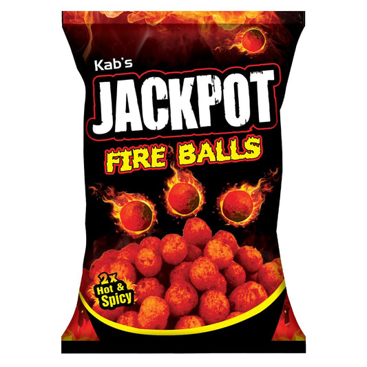 JACKPOT FIRE BALLS 2X HOT AND SPICY 60 GM