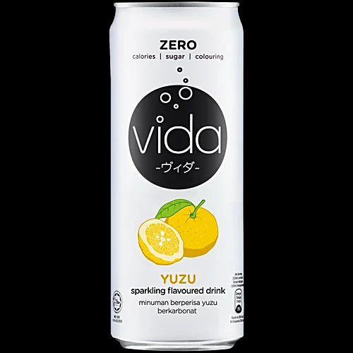 VIDA ZERO SUGAR YUZU SPARKLING DRINK 325 ML